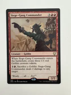 Siege-Gang Commander MTG Magic the Gathering Card NM Near Mint ONC - Image 1