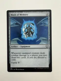 Mask of Memory MTG Magic the Gathering Card NM Near Mint ONC - Image 1