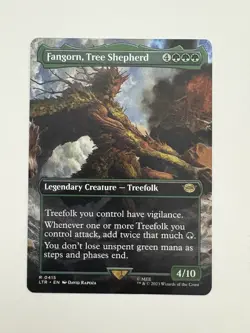 Fangorn Tree Shepherd Borderless MTG Magic the Gathering Card NM Near Mint LTR - Image 1