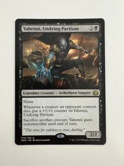 Yahenni Undying Partisan MTG Magic the Gathering Card NM Near Mint AER - Image 1