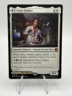 Peter Parker/Amazing Spider-Man - Marvel's Spider-Man (SPM) MTG Mythic Rare #10 - Image 5