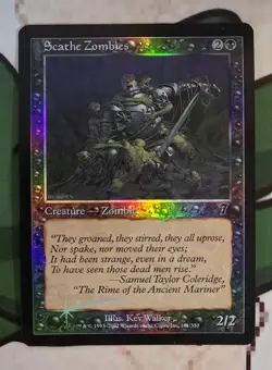 X 1 Scathe Zombies FOIL NM-M 7th Edition 161 MTG Magic The Gathering - Image 1