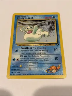 Misty’s Seel 1st Edition Gym Challenge 91/132 WOTC Vintage Pokemon - Image 1