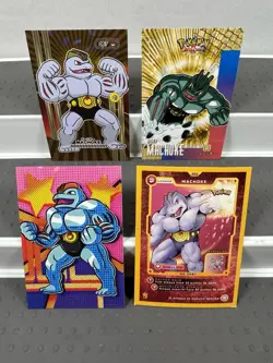 Pokemon Lot of 21 Cards and Stickers All Machoke #67 Machoke Only Pokemon Lot - Image 4