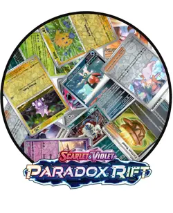 Pokemon - Paradox Rift - Complete Reverse Holo Foil Master Set - Groudon Palkia - Image 1