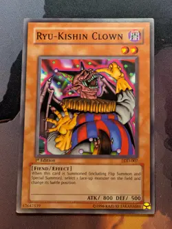 Ryu-Kishin Clown LOD-007 - Common - 1st Edition - YuGiOh - Very Light Play - Image 1