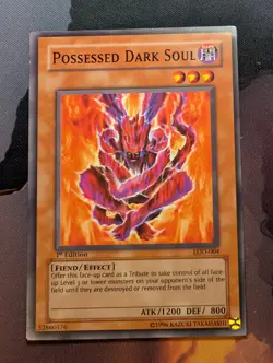 Possessed Dark Soul - LOD-004 - Common - 1st Edition - YuGiOh - Very Light Play - Image 1