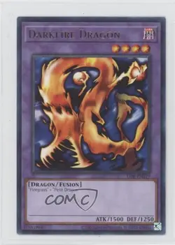 Darkfire Dragon YuGiOh Legend of Blue Eyes White #LOB-019 2002 - Image 1