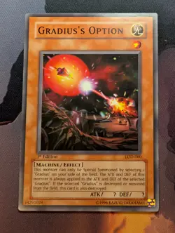 Gradius's Option LOD-060 - Common - 1st Edition - YuGiOh -Very Light Play - Image 1
