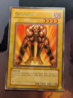 Opticlops - Rare - LOD-009 - 1st Edition - YuGiOh - VLP - Image 1