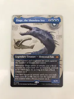 Eluge the Shoreless Sea Extended Borderless MTG Magic Gathering Card NM Mint BLB - Image 1