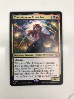The Infamous Cruelclaw MTG Magic the Gathering Card NM Near Mint BLB - Image 1