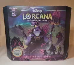 Disney Lorcana Trading Card Game: Illumineer's Quest - Deep Trouble Box Sealed - Image 1