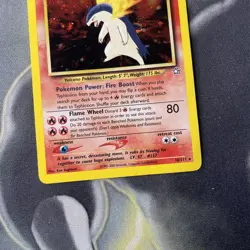 Pokemon Typhlosion TCG Neo Genesis Holo Card 18/111 Unlimited - LP - Image 3