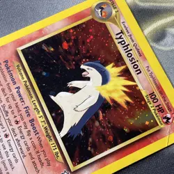Pokemon Typhlosion TCG Neo Genesis Holo Card 18/111 Unlimited - LP - Image 5