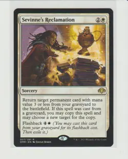 Sevinne's Reclamation Rare Magic MtG Card DMR 027/261 - Image 1