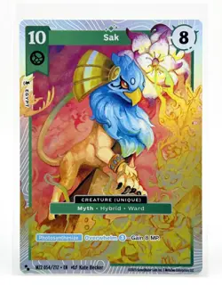 MetaZoo Sak Super Rare Card MZ2 054/212 Torrential Tides 2025 - Image 1