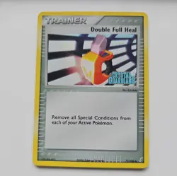 Double Full Heal 77/100 Reverse Holo EX Crystal Guardians Pokemon Card - Image 1
