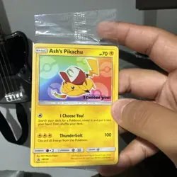 Pokemon Ash's Pikachu - SM108 - Promo Choose You Movie Card SEALED - Image 1