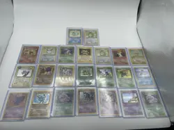 lot of 23 vintage WOTC japanese & english holo pokemon cards DMG-LP CONDITION - Image 1