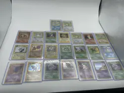 lot of 23 vintage WOTC japanese & english holo pokemon cards DMG-LP CONDITION - Image 2