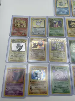 lot of 23 vintage WOTC japanese & english holo pokemon cards DMG-LP CONDITION - Image 3