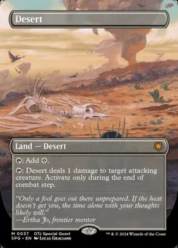 1 x Desert - Foil - Borderless - Special Guests - NM-Mint - MTG - Image 1