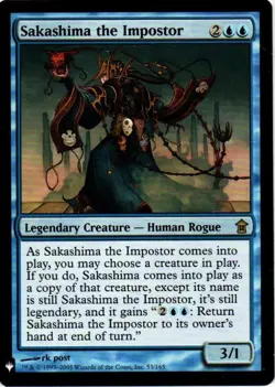 MTG: The List Reprints: Sakashima the Imposter: Lightly Played Condition - Image 1