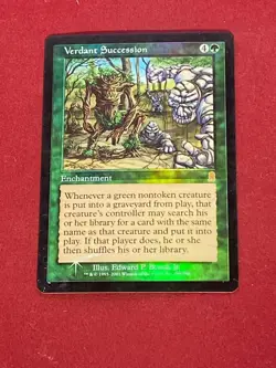 MTG FOIL Verdant Succession Odyssey Magic the Gathering - Image 1