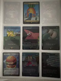 Secret Lair x SpongeBob (Set of 7) Legends of Bikini Bottom Rainbow Foil - Image 1