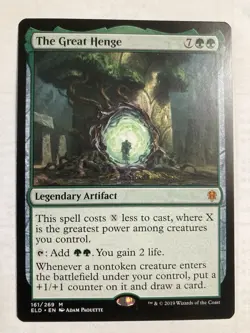 1x MTG The Great Henge Throne of Eldraine Regular 161/269 Magic the Gathering NM - Image 1