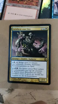 LICH LORD OF UNX Alara Reborn MTG Gold Creature German - Image 1
