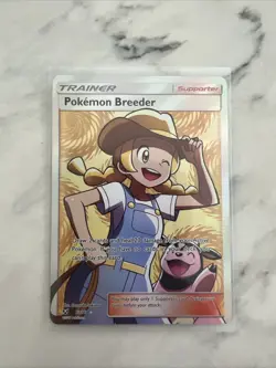 Pokemon TCG - Pokemon Breeder 73/73 Shining Legends Ultra Rare Full Art Holo - Image 1