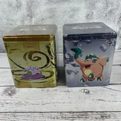 Lot Of 2 - Pokemon TCG 2024 Q1 Stacking Tin 3 Booster Packs and Stickers - Image 4