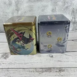 Lot Of 2 - Pokemon TCG 2024 Q1 Stacking Tin 3 Booster Packs and Stickers - Image 5