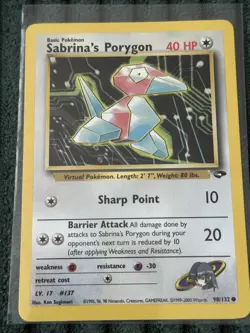 Pokemon Gym Challenge Sabrina's Porygon 98/132 - Image 1