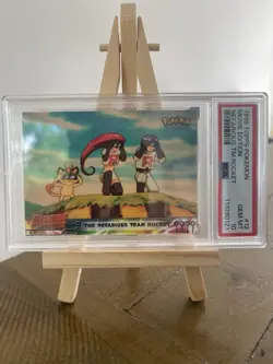 1999 Topps Pokemon Movie Edition Nefarious TM. Rocket - PSA 10 - Pop 14 - Image 1