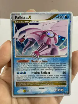 Pokemon Palkia LV.X Diamond and Pearl Promo DP18 Holo *Damaged* - Image 2