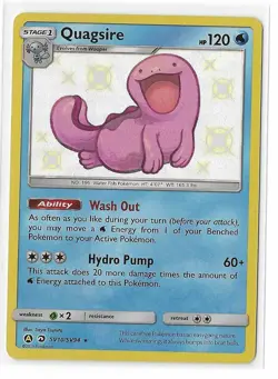 Quagsire SV10/SV94 Pokemon Hidden Fates Shiny Vault Holo Shiny Holo Rare NM - Image 1