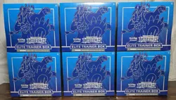LOT OF SIX (6) SEALED Pokemon Sword and Shield Battle Styles Elite Trainer Boxes - Image 1