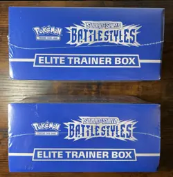 LOT OF SIX (6) SEALED Pokemon Sword and Shield Battle Styles Elite Trainer Boxes - Image 4