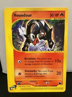 Houndour Pokemon Skyridge 66/144 Common - Image 1
