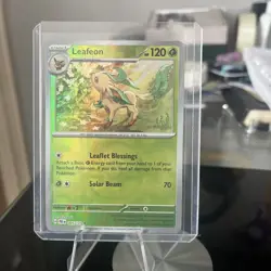 Leafeon 005/131 -Prismatic Evolutions Poke Ball Reverse Holo Pokemon TCG - NM - Image 1