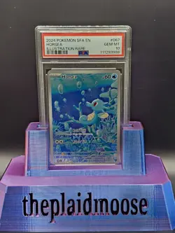 Pokemon PSA 10 Horsea IR Scarlet & Violet Shrouded Fable 067/064 - Image 1