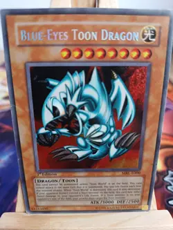 Blue Eyes Toon Dragon MRL-E000 1st Edition Secret Rare VG EN YUGIOH - Image 1
