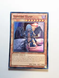 PRIO-EN085 Vampire Vamp Super Rare 1st edition Yu-Gi-Oh - Image 1