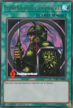 ♦Yu-Gi-Oh!♦ Elimination Guerriere (Warrior) : LCKC-FR099 -VF/Ultra Rare- - Image 1
