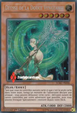♦Yu-Gi-Oh!♦ Deesse de la Douce Vengeance : LCKC-FR106 -VF/Secret Rare- - Image 1