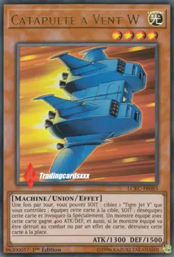 ♦Yu-Gi-Oh!♦ Catapulte a Vent W (Wing Catapult) : LCKC-FR083 -VF/Ultra Rare - Image 1