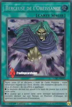 ♦Yu-Gi-Oh!♦ Berceuse de l'Obeissance : LCKC-FR042 -VF/Secret Rare- - Image 1